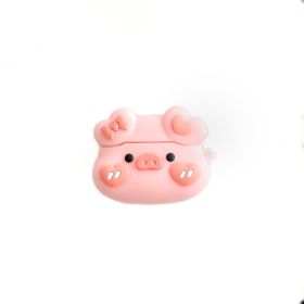 Butterfly Love Pig For Bluetooth Wireless 123 Generation Earphone Sleeves (Option: Butterfly Love Pig Hook-AirPods New Generation)